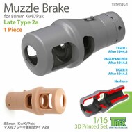  T-Rex Studio  1/16 Muzzle Brake for 88mm KwK/Pak Late Type 2a TRXTR16035-1