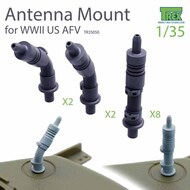 Antenna Mount Set for US WW2 AFV #TRXTR35050