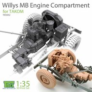  T-Rex Studio  1/35 Engine Compartment for Willys MB (TAK kit) TRXTR35052