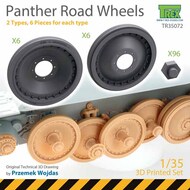  T-Rex Studio  1/35 Panther Road Wheels Set TRXTR35072