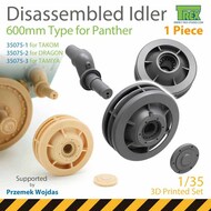 Disassembled Panther Idler 600mm Type (DRA kit) #TRXTR35075-2
