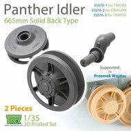  T-Rex Studio  1/35 Panther Idler 665mm Solid Back Type (TAM kit) TRXTR35076-1
