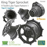  T-Rex Studio  1/35 King Tiger Sprocket Set 9 Teeth Late Type Pattern 1 TRXTR35085
