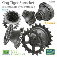  T-Rex Studio  1/35 King Tiger Sprocket Set 18 Teeth Late Type Pattern 2 TRXTR35088