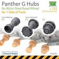  T-Rex Studio  1/35 Panther G Hubs for 80cm Steel Road Wheels (TAK/DRA kit) TRXTR35096
