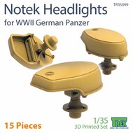  T-Rex Studio  1/35 Notek Headlights for WW2 German Panzer TRXTR35099