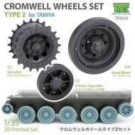  T-Rex Studio  1/35 Cromwell Wheels Set Type 2 (TAM kit) TRXTR35131