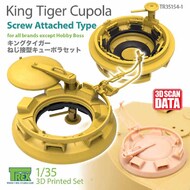 Cupola for King Tiger (Screw Attached Type) #TRXTR35154-1