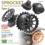 Tiger I Early Sprocket Type 3 #TRXTR35167-1