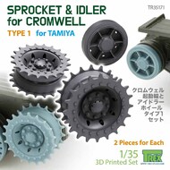 Cromwell Sprocket & Idler Type 1 (TAM kit) #TRXTR35171