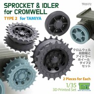 Cromwell Sprocket & Idler Type 2 (TAM kit) #TRXTR35172