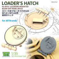Loader's Hatch for M1A1 with Covers Mounted Flat Blow Off Panel / M1A2 #TRXTR35194