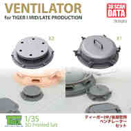 Ventilator Set for Tiger I Mid/Late #TRXTR35203