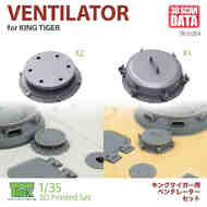 Ventilator Set for King Tiger I #TRXTR35204