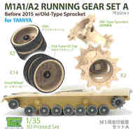M1A1/M1A2 Running Gear Set A (<2015 with Old Type Sprocket) (TAM kit) #TRXTR35214-1