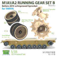 M1A1/M1A2 Running Gear Set B (<2015 with Improved Sprocket) (TAM kit) #TRXTR35214-2