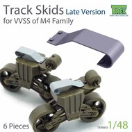 Track Skids Set (Late Version) for M4 Sherman Family #TRXTR48003