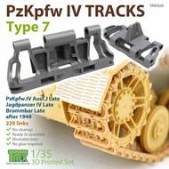  T-Rex Studio  1/35 Panzer Pz.Kpfw III/IV Tracks Type 7 TRXTR85028