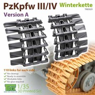  T-Rex Studio  1/35 Panzer Pz.Kpfw III/IV Tracks Winterkette Version A TRXTR85029
