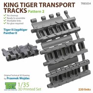  T-Rex Studio  1/35 King Tiger Transport Tracks Pattern 2 TRXTR85054