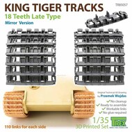 King Tiger Tracks (18 Teeth Late Type Mirror Version) #TRXTR85057