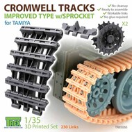 Cromwell Tracks Improved Type with Sprocket (TAM kit) #TRXTR85063