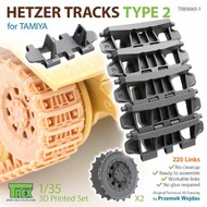  T-Rex Studio  1/35 Hetzer Tracks Type 2 (TAM kit) TRXTR85065-1
