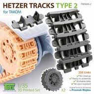  T-Rex Studio  1/35 Hetzer Tracks Type 2 (TAK kit) TRXTR85065-2