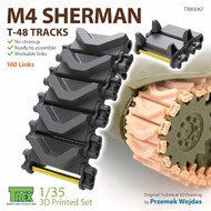  T-Rex Studio  1/35 M4 Sherman T-48 Tracks TRXTR85067
