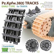 Pz.Kpfw.38(t) Tracks Early Type (TAM kit) #TRXTR85076-1