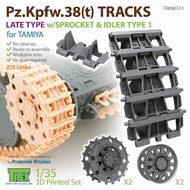  T-Rex Studio  1/35 Pz.Kpfw.38(t) Tracks Late Type (TAM kit) TRXTR85077-1