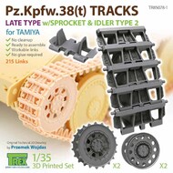 Pz.Kpfw.38(t) Tracks Late Type 2 (TAM kit) #TRXTR85078-1