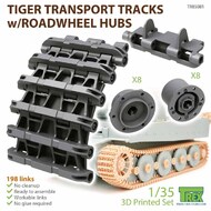 Tiger I Transport Tracks with Roadwheel Hubs #TRXTR85081