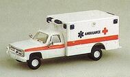  Trident Minitanks  1/87 Ambulance w/Chevrolet Pick Up Cab White Red TDN90021