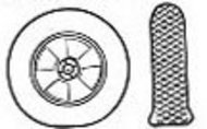  True Details Accessories  1/48 Hawker Seafury Wheel Set TD48041