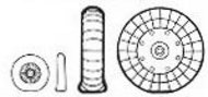  True Details Accessories  1/48 He.162 Salamander Wheel Set TD48078