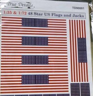  True Details Accessories  1/35 48-star US Flags and Union Jacks TD90001