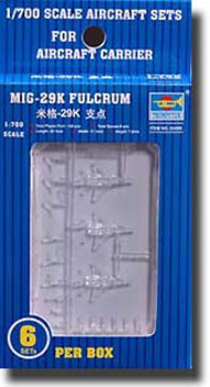  Trumpeter Models  1/700 Mig-29K Fulcrum Aircraft Set for Russian Carriers TSM3409