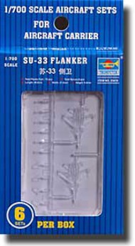  Trumpeter Models  1/700 SU-33 Flanker Aircraft Set for Russian Carriers TSM3410