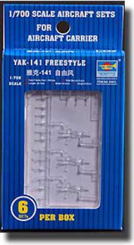  Trumpeter Models  1/700 Yak-141 Freestyle Aircraft Set for Russian Carriers TSM3413
