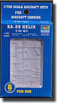  Trumpeter Models  1/700 Ka-29 Helix Helicopter Set for Russian Carriers TSM3414