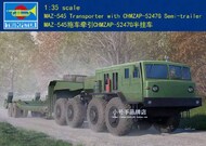 MAZ-545 Transporter with CHMZAP-5247G Semi-Trailer #TSM1089
