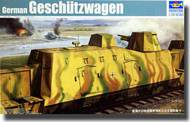 WWII German Army BP.42  Geschutzwagen Cannon Railcar #TSM1509