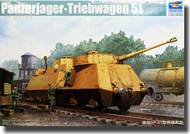  Trumpeter Models  1/35 Panzerjager Tribwagen WWII German Army Railway Tank Hunter Car TSM1516
