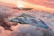 Chinese Air Force J-36 6th Generation Combat Aircraft - Pre-Order Item #TSM1689