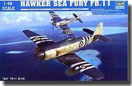  Trumpeter Models  1/48 Hawker Sea Fury FB.11 Fighter TSM2844