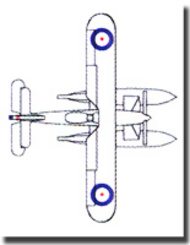  Trumpeter Models  1/700 British Fairey IIIF Seaplane TSM3450