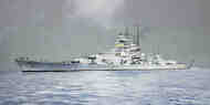 German Navy Gneisenau Battleship - Pre-Order Item #TSM5360