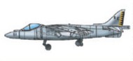  Trumpeter Models  1/350 AV8B Harrier Aircraft Set for Carriers TSM6259