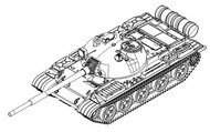 Russian T-62 Mod 1962 Main Battle Tank (New Tool) #TSM7146